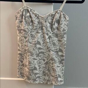 Talula Gray Floral Camisole